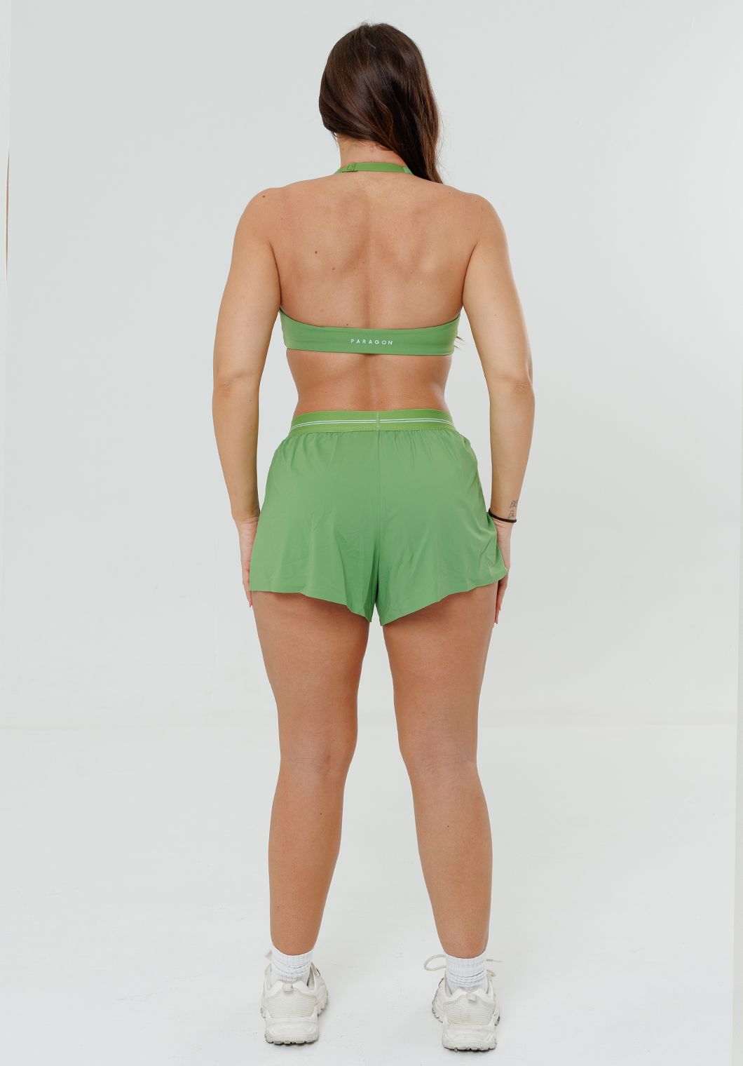 LiteSpeed™ Signature Mid-Rise Track Short Kiwi Shorts Paragon Fitwear 