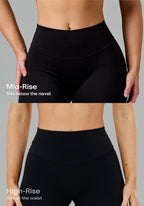 Reluna™ Original Mid-Rise Sculptseam® Plus Short 5" Black Shorts Paragon Fitwear 