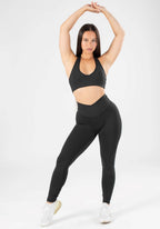 Reluna Back Day Bra Black Sports Bras Paragon Fitwear 