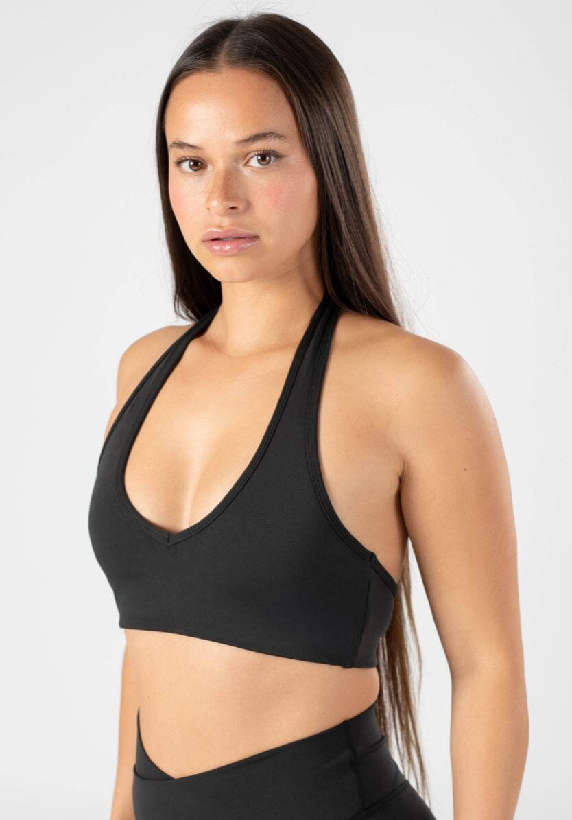 Reluna Back Day Bra Black Sports Bras Paragon Fitwear 