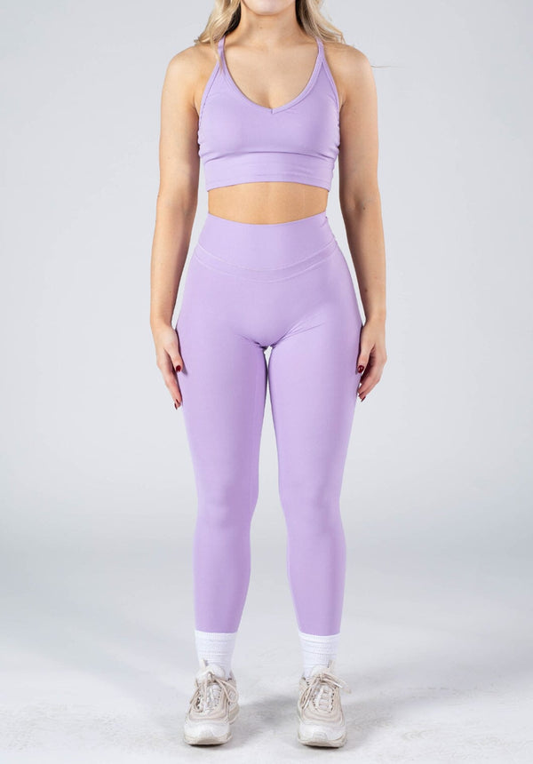 Legging violet : tendance et confort pour femmes Legging violet : tendance et confort pour femmes