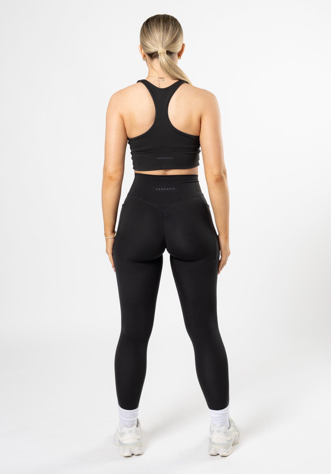 Reluna Dip Pocket Sculptseam® Legging Black - Paragon Fitwear