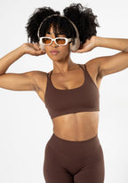 RecStretch Radiate Bra Walnut Sports Bras Paragon Fitwear 