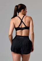 RecStretch™ Apex Crossback Sports Bra Black Sports Bras Paragon Fitwear 