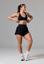 RecStretch™ Apex Crossback Sports Bra Black Sports Bras Paragon Fitwear 