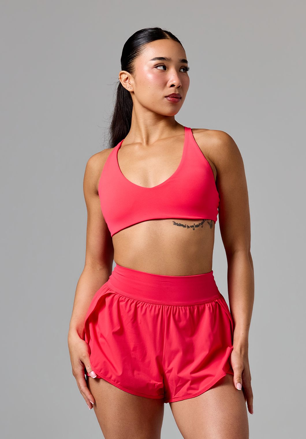 RecStretch™ Apex Crossback Sports Bra Hot Tropic Sports Bras Paragon Fitwear 