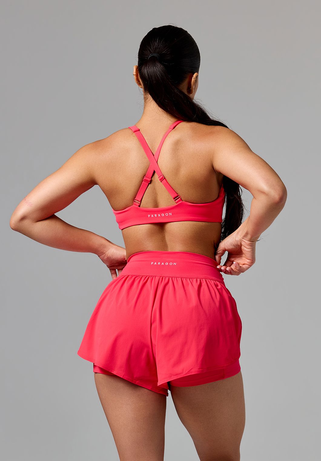 RecStretch™ Apex Crossback Sports Bra Hot Tropic Sports Bras Paragon Fitwear 