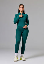 RecStretch™ Fitted Quarter Zip Pullover Evergreen Tops/Tanks Paragon Fitwear 