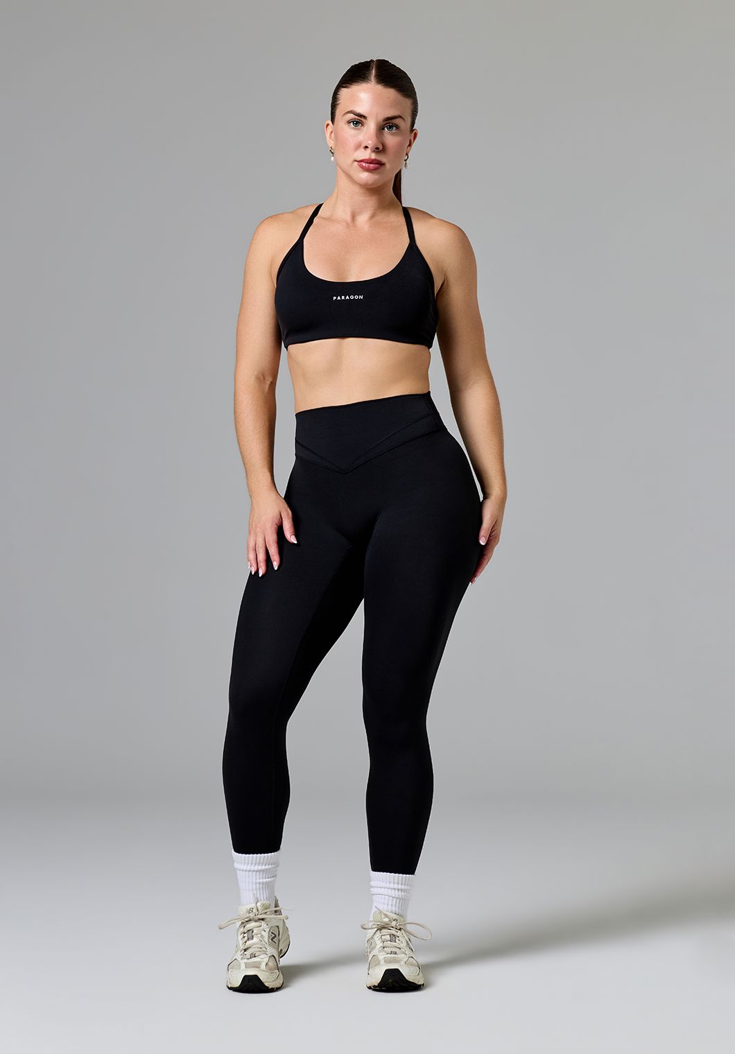 RecStretch™ Icon High-Rise Sculptseam® Plus Legging Black Leggings/Joggers Paragon Fitwear 