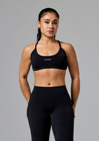 RecStretch™ Limitless Crossback Sports Bra Black Sports Bras Paragon Fitwear 