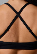 RecStretch™ Limitless Crossback Sports Bra Black Sports Bras Paragon Fitwear 