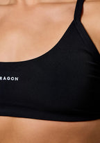 RecStretch™ Limitless Crossback Sports Bra Black Sports Bras Paragon Fitwear 
