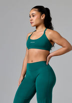 RecStretch™ Limitless Crossback Sports Bra Evergreen Sports Bras Paragon Fitwear 