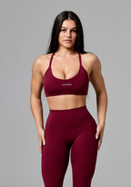 RecStretch™ Limitless Crossback Sports Bra Red Velvet Sports Bras Paragon Fitwear 