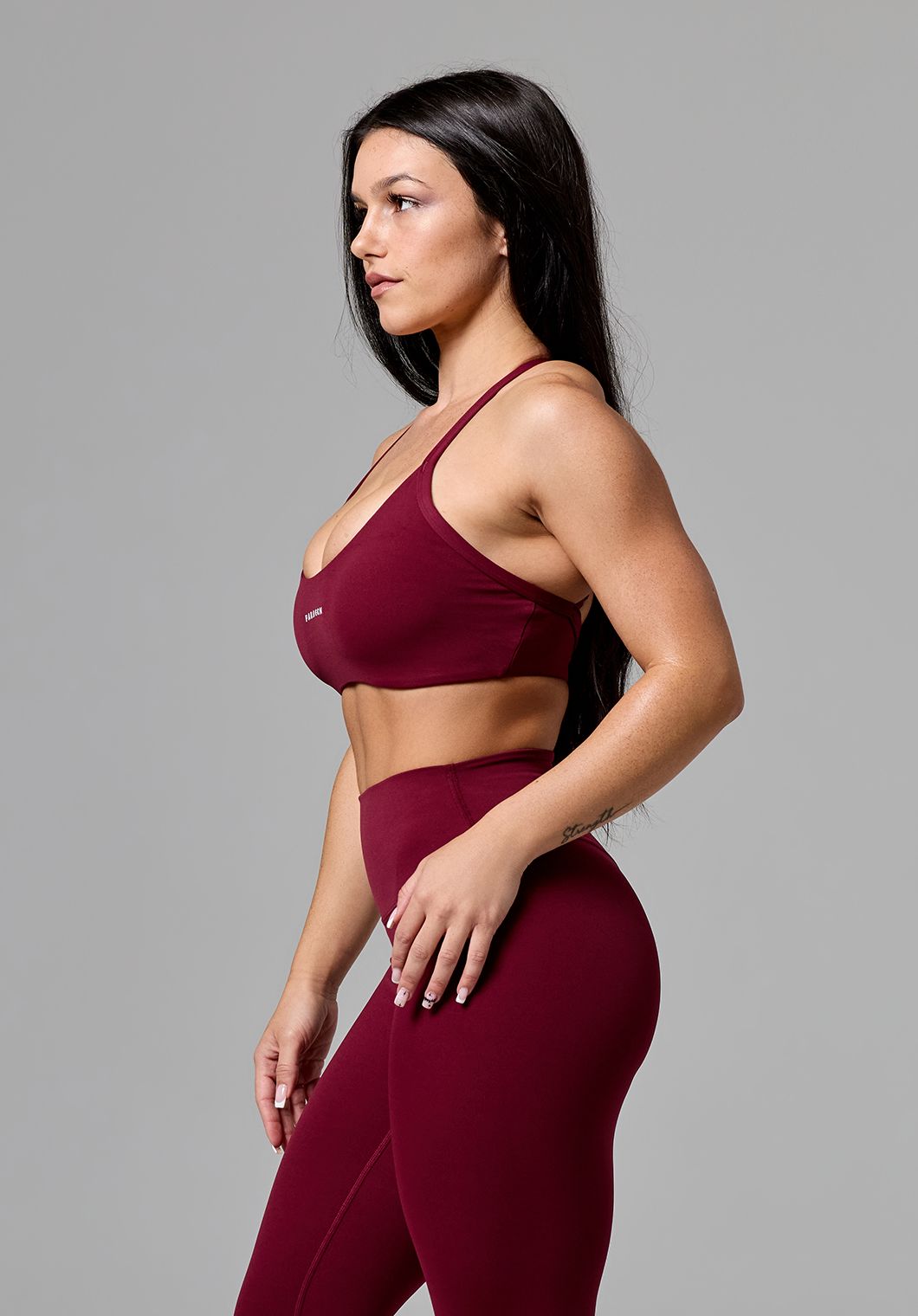 RecStretch™ Limitless Crossback Sports Bra Red Velvet Sports Bras Paragon Fitwear 