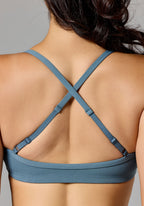 RecStretch™ Limitless Crossback Sports Bra Slate Sports Bras Paragon Fitwear 