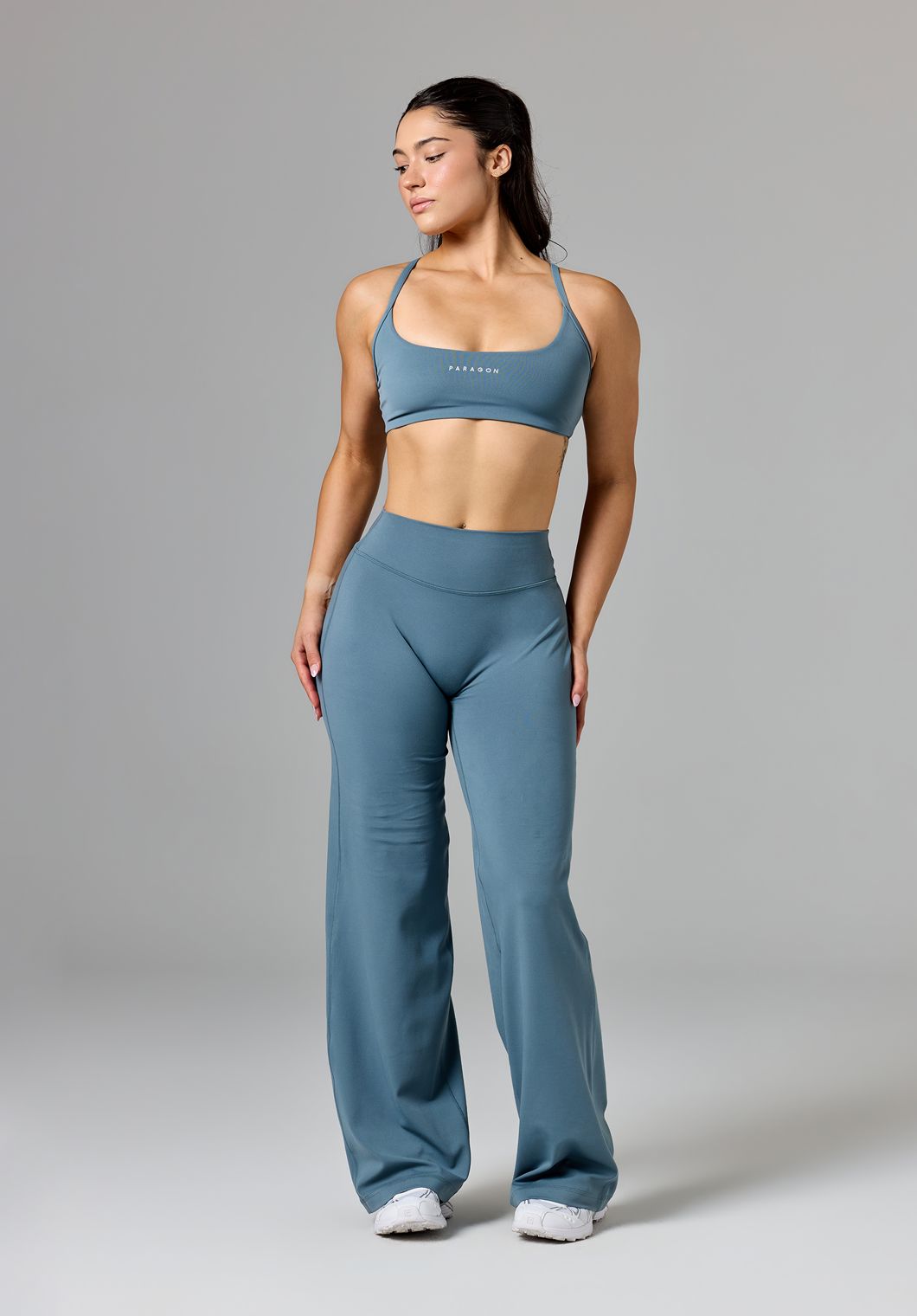 RecStretch™ Limitless Crossback Sports Bra Slate Sports Bras Paragon Fitwear 