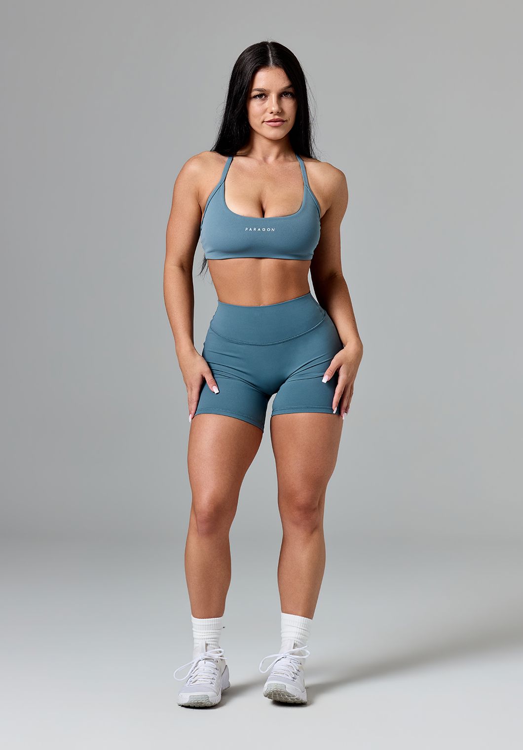 RecStretch™ Limitless Crossback Sports Bra Slate Sports Bras Paragon Fitwear 