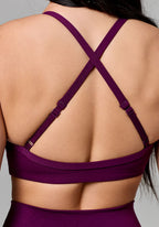 RecStretch™ Limitless Crossback Sports Bra Velvet Sports Bras Paragon Fitwear 