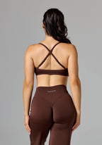 RecStretch™ Limitless Crossback Sports Bra Walnut Sports Bras Paragon Fitwear 
