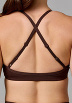 RecStretch™ Limitless Crossback Sports Bra Walnut Sports Bras Paragon Fitwear 