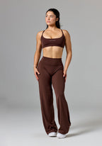 RecStretch™ Limitless Crossback Sports Bra Walnut Sports Bras Paragon Fitwear 