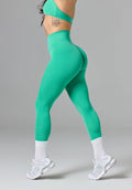 RecStretch Original High-Rise Sculptseam® Plus Legging Palm Leaf Leggings/Joggers Paragon Fitwear 