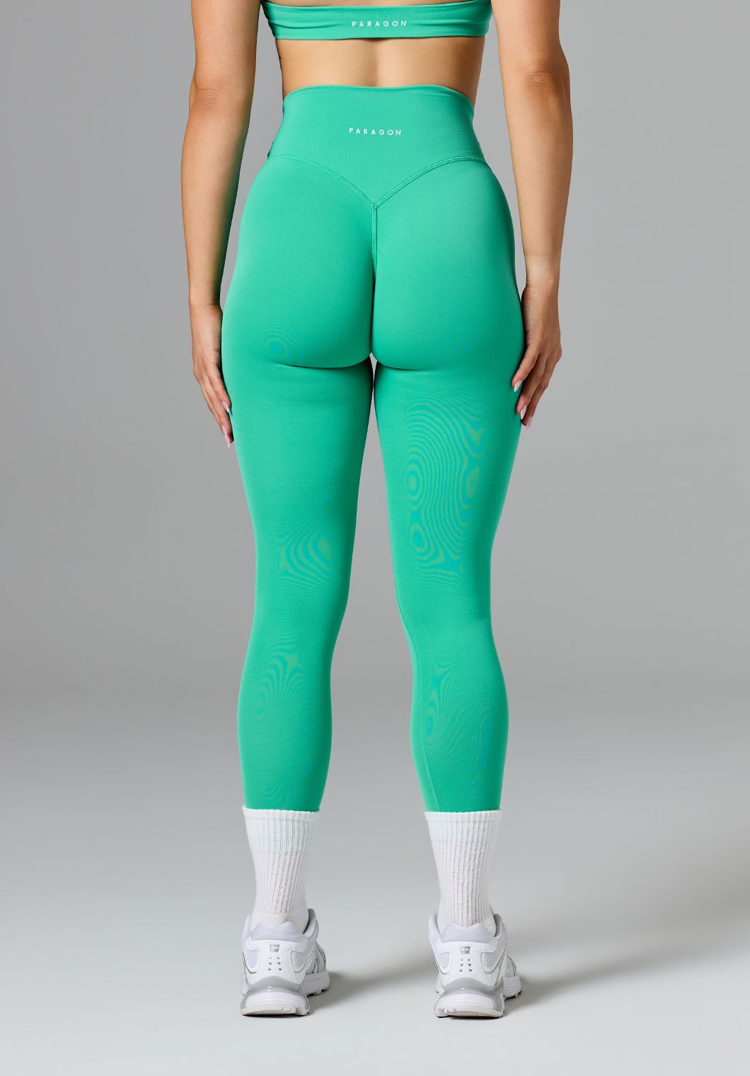 RecStretch Original High-Rise Sculptseam® Plus Legging Palm Leaf Leggings/Joggers Paragon Fitwear 