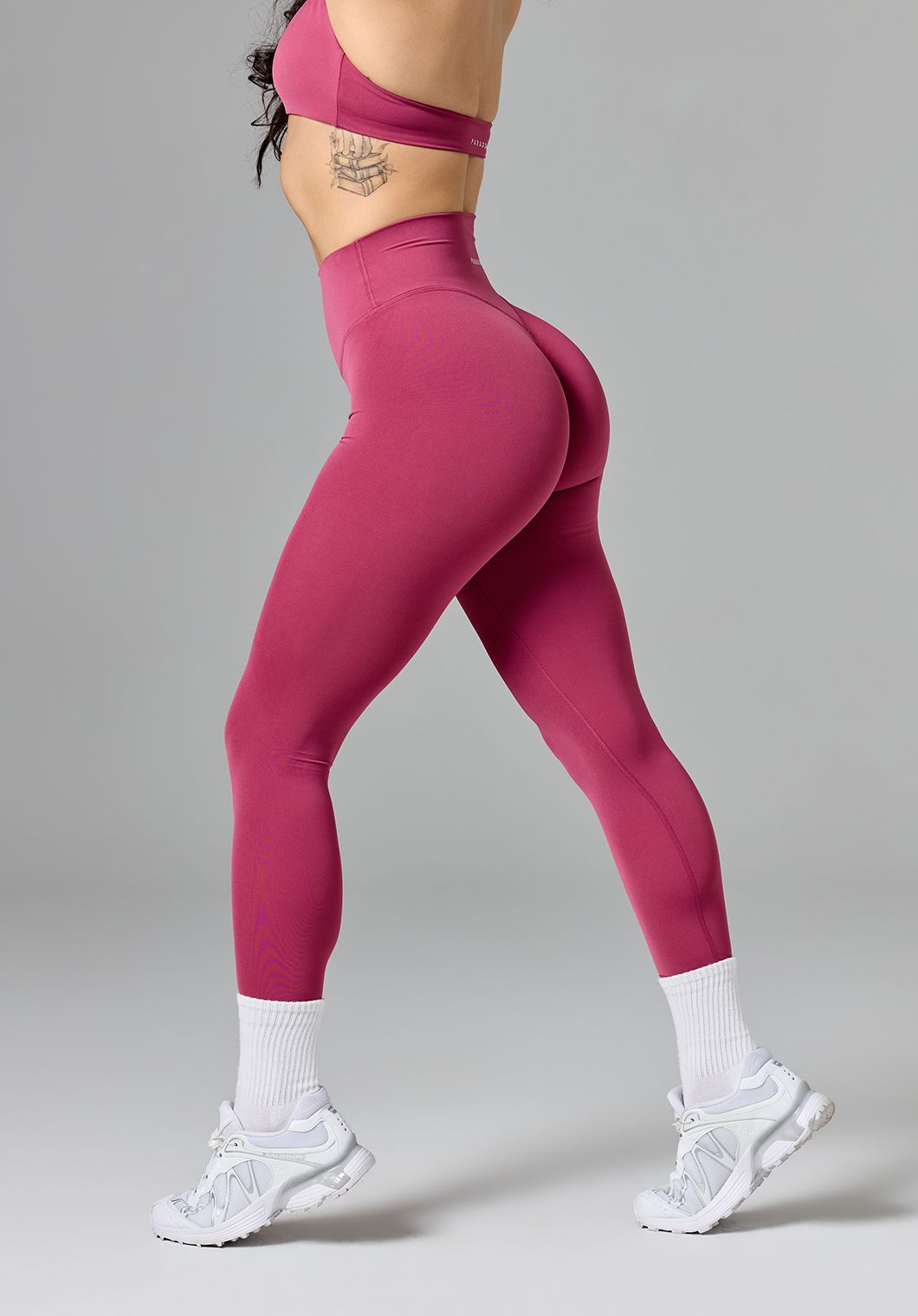 RecStretch Original High-Rise Sculptseam® Plus Legging Raspberry Leggings/Joggers Paragon Fitwear 