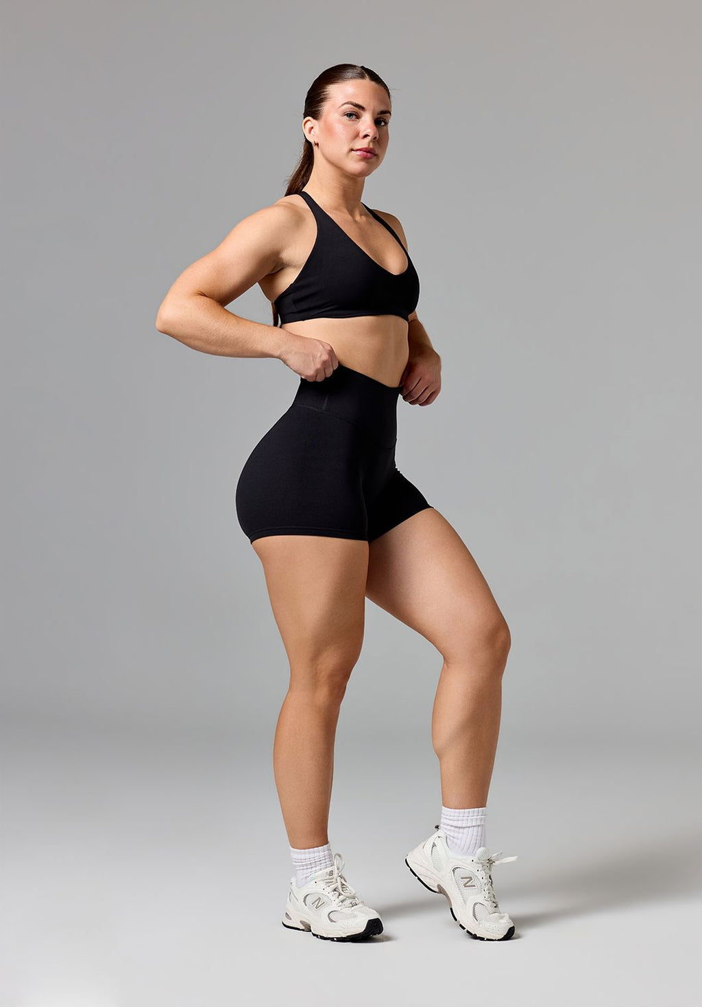 RecStretch™ Original High-Rise Sculptseam® Plus Short 4” Black Shorts Paragon Fitwear 