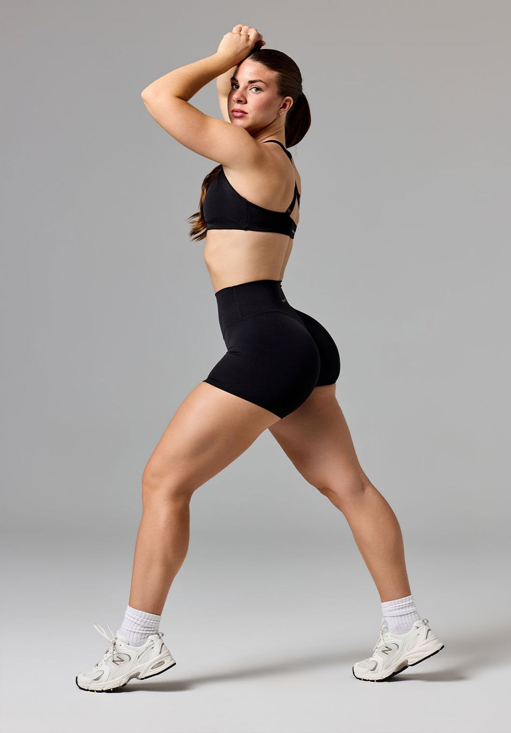 RecStretch™ Original High-Rise Sculptseam® Plus Short 4” Black Shorts Paragon Fitwear 