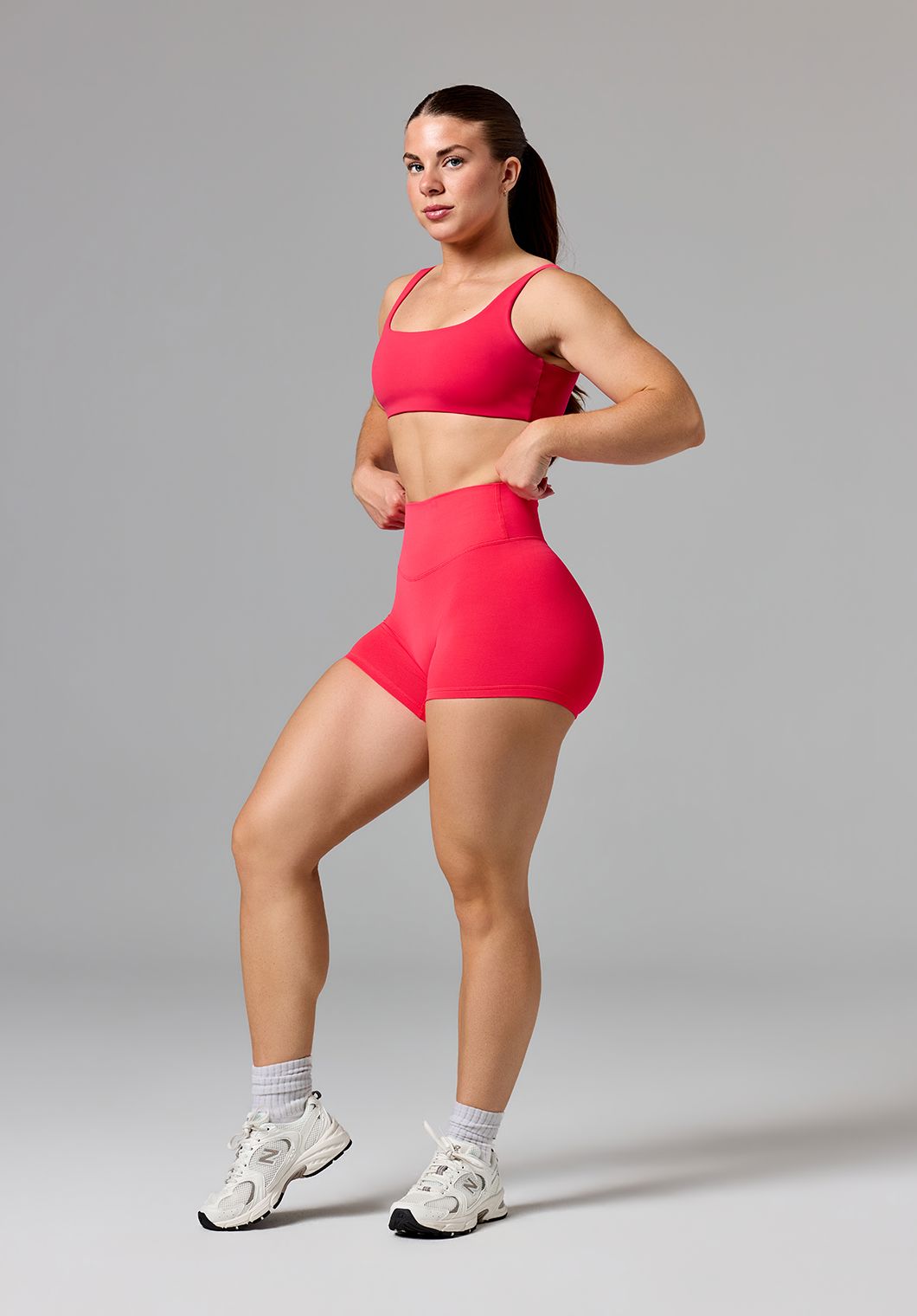 RecStretch™ Original High-Rise Sculptseam® Plus Short 4” Hot Tropic Shorts Paragon Fitwear 