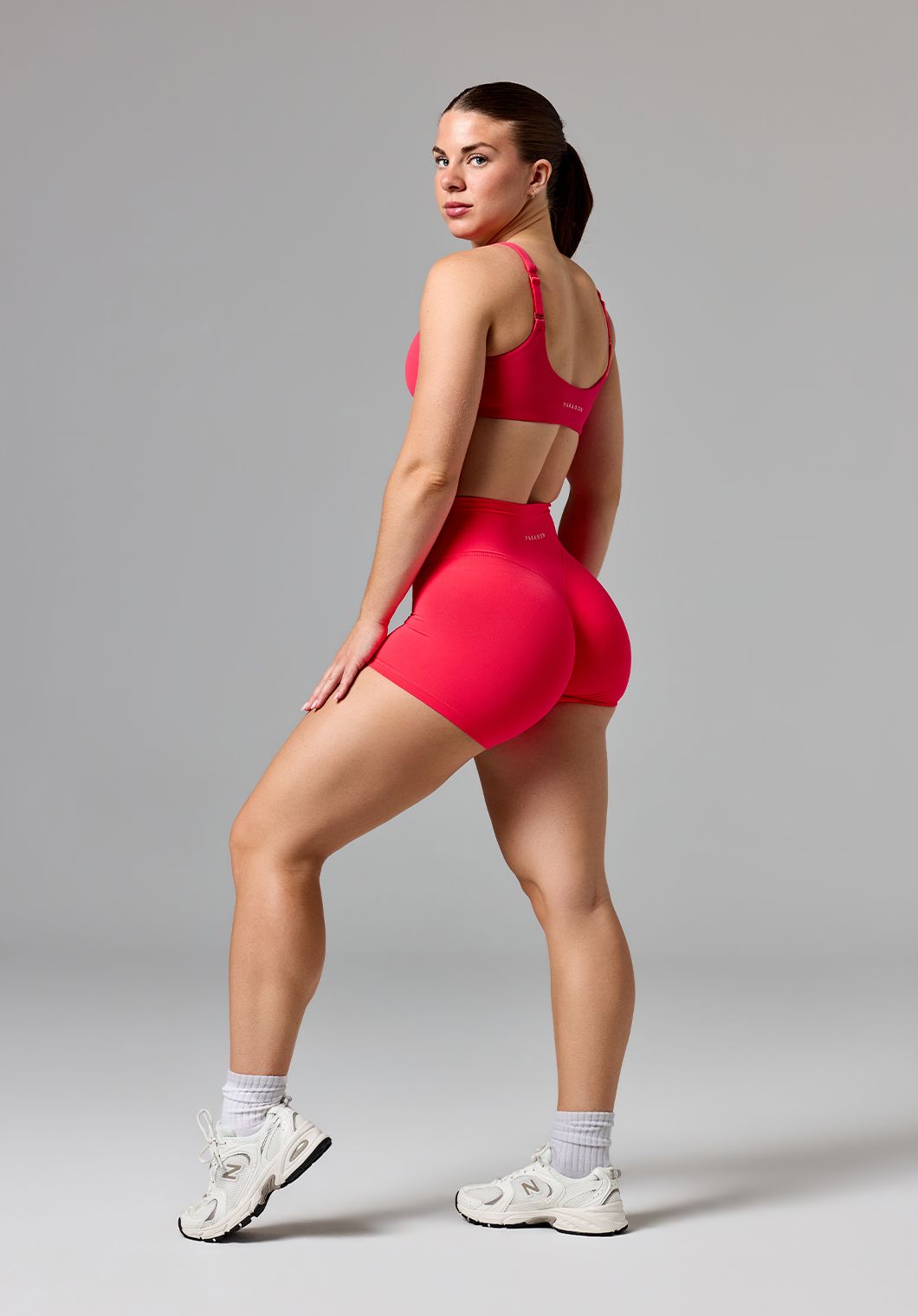 RecStretch™ Original High-Rise Sculptseam® Plus Short 4” Hot Tropic Shorts Paragon Fitwear 