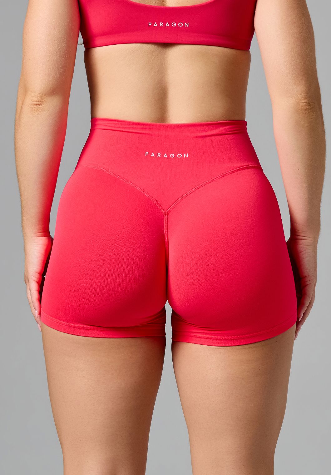 RecStretch™ Original High-Rise Sculptseam® Plus Short 4” Hot Tropic Shorts Paragon Fitwear 