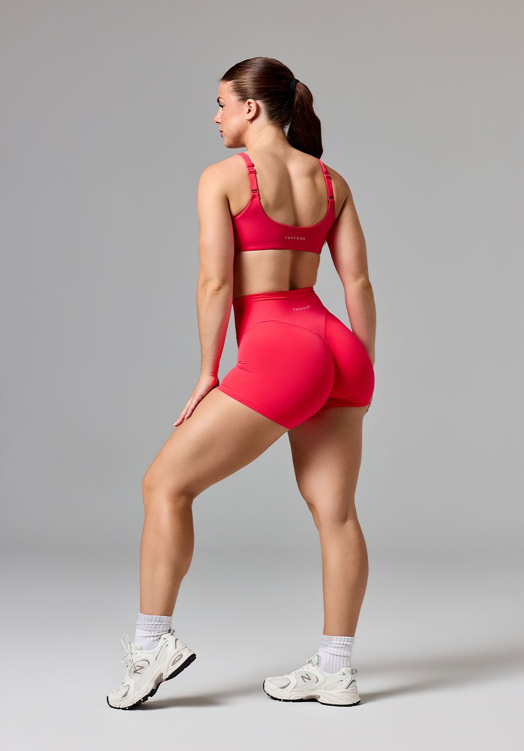 RecStretch™ Original High-Rise Sculptseam® Plus Short 4” Hot Tropic Shorts Paragon Fitwear 