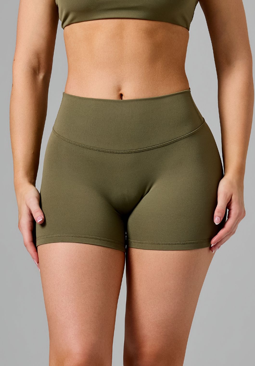 RecStretch™ Original Mid-Rise Sculptseam® Plus Short 4” Everglades Shorts Paragon Fitwear 