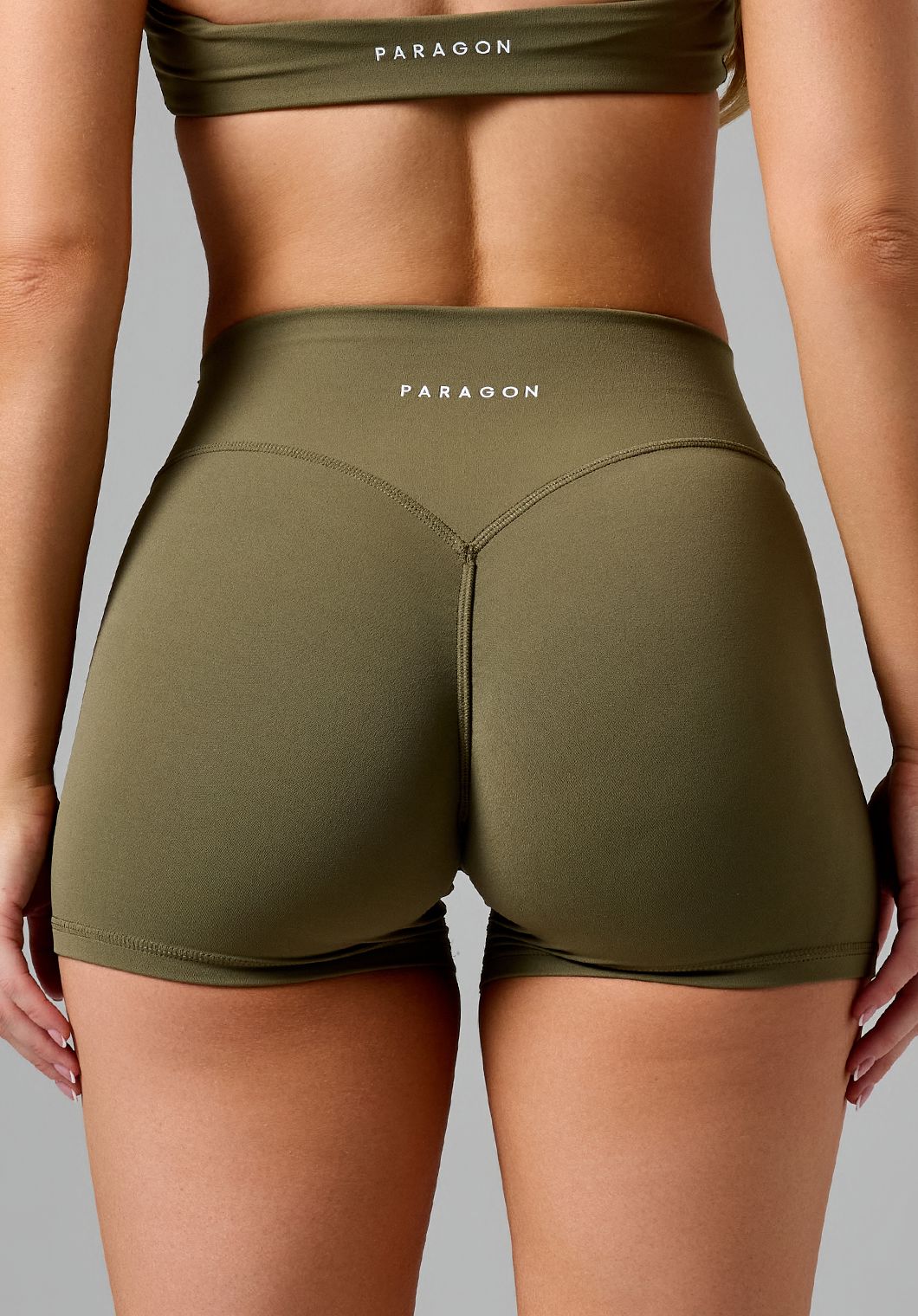 RecStretch™ Original Mid-Rise Sculptseam® Plus Short 4” Everglades Shorts Paragon Fitwear 