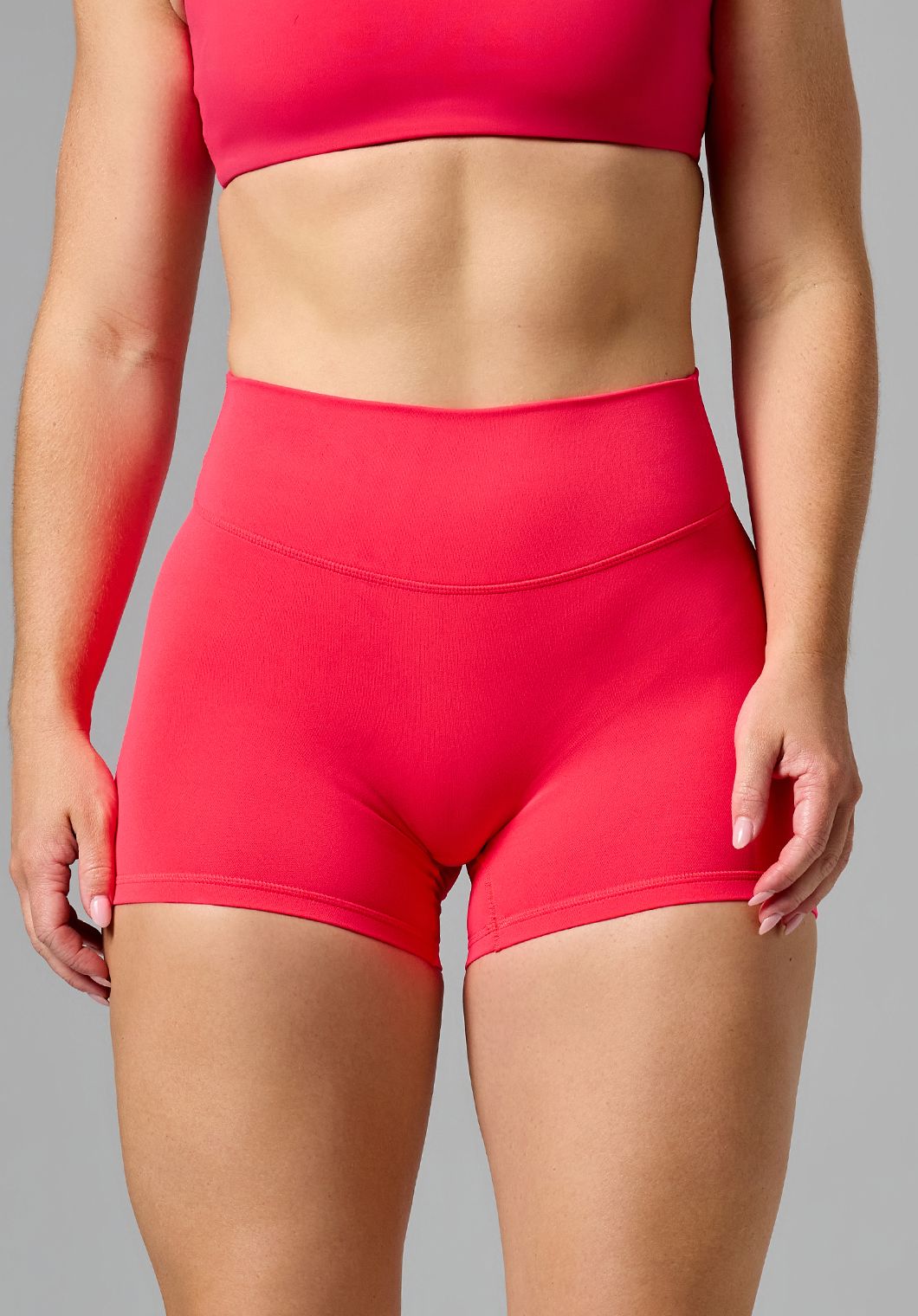 RecStretch™ Original Mid-Rise Sculptseam® Plus Short 4” Hot Tropic Shorts Paragon Fitwear 