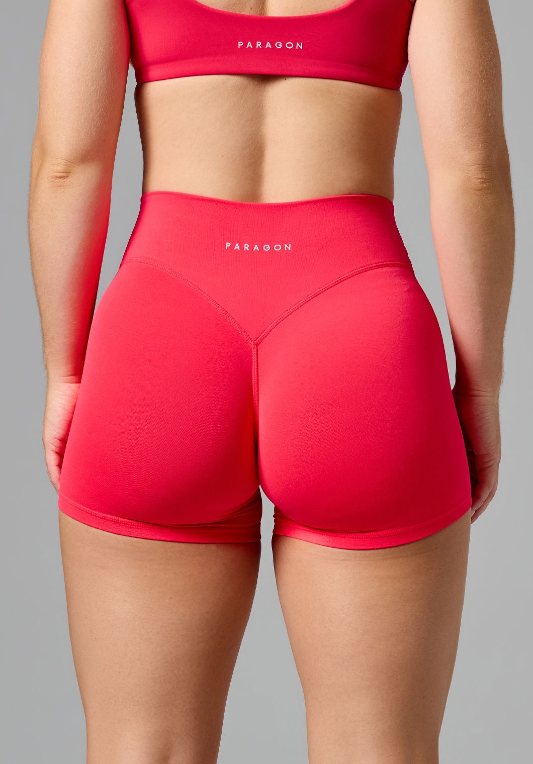 RecStretch™ Original Mid-Rise Sculptseam® Plus Short 4” Hot Tropic Shorts Paragon Fitwear 