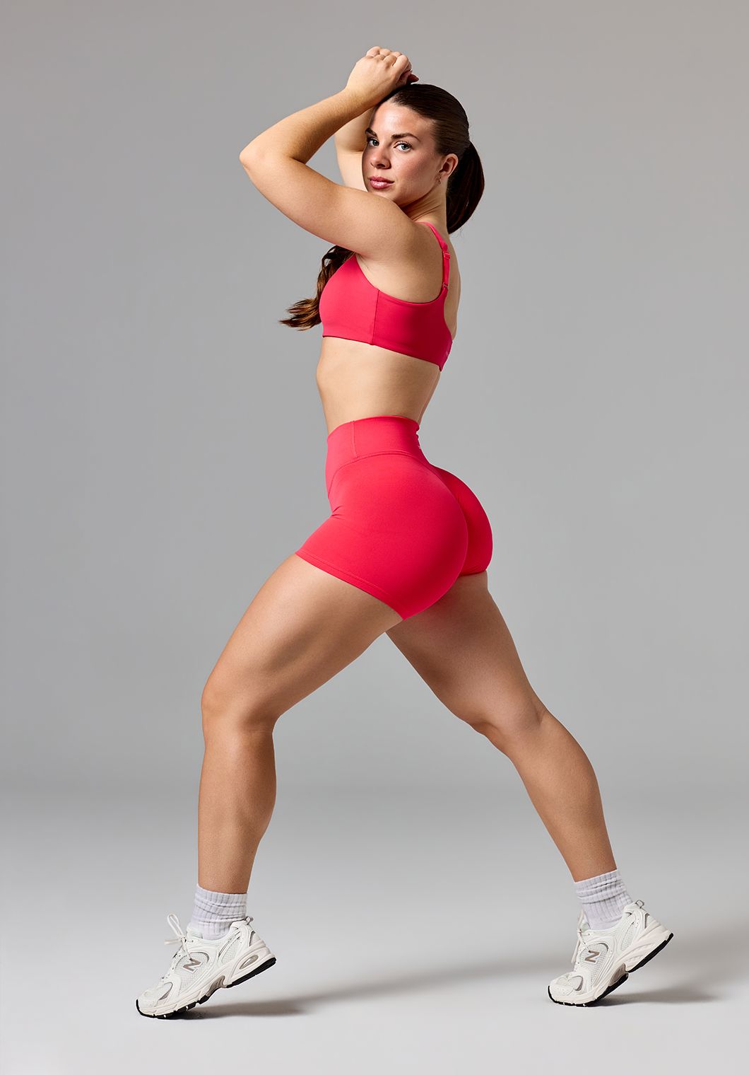 RecStretch™ Original Mid-Rise Sculptseam® Plus Short 4” Hot Tropic Shorts Paragon Fitwear 