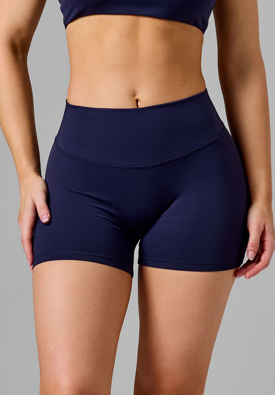 RecStretch™ Original Mid-Rise Sculptseam® Plus Short 4” Ink Shorts Paragon Fitwear 