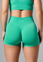 RecStretch™ Original Mid-Rise Sculptseam® Plus Short 4” Palm Leaf Shorts Paragon Fitwear 