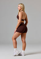 RecStretch™ Original Mid-Rise Sculptseam® Plus Short 4” Walnut Shorts Paragon Fitwear 