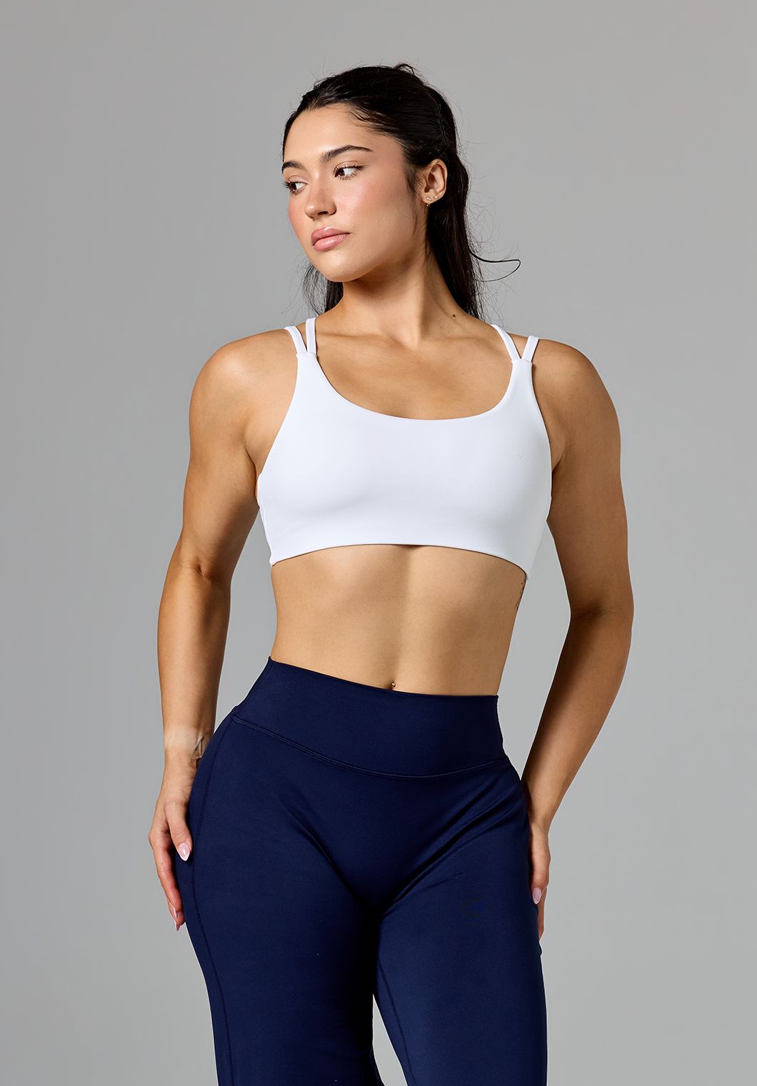 RecStretch Radiate Bra White Sports Bras Paragon Fitwear 
