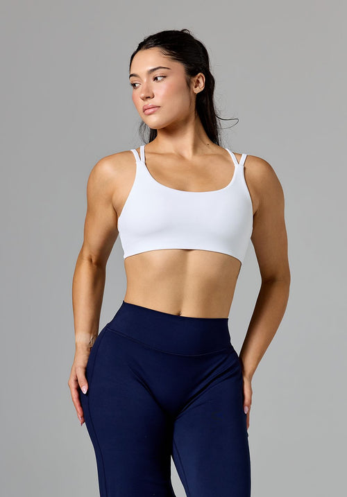 RecStretch Radiate Bra White Sports Bras Paragon Fitwear 
