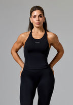 RecStretch™ SmoothHold™ Racerback Full Length Top Black Tops/Tanks Paragon Fitwear 