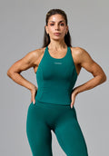RecStretch™ SmoothHold™ Racerback Full Length Top Evergreen Tops/Tanks Paragon Fitwear 