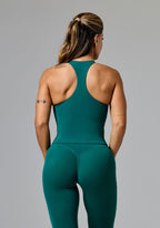 RecStretch™ SmoothHold™ Racerback Full Length Top Evergreen Tops/Tanks Paragon Fitwear 