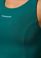 RecStretch™ SmoothHold™ Racerback Full Length Top Evergreen Tops/Tanks Paragon Fitwear 