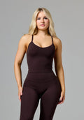 RecStretch™ SmoothHold™ Studio Top Espresso Tops/Tanks Paragon Fitwear 